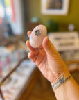 Crystal Pebble Pipe | Rose Quartz