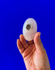 Crystal Pebble Pipe | Rose Quartz