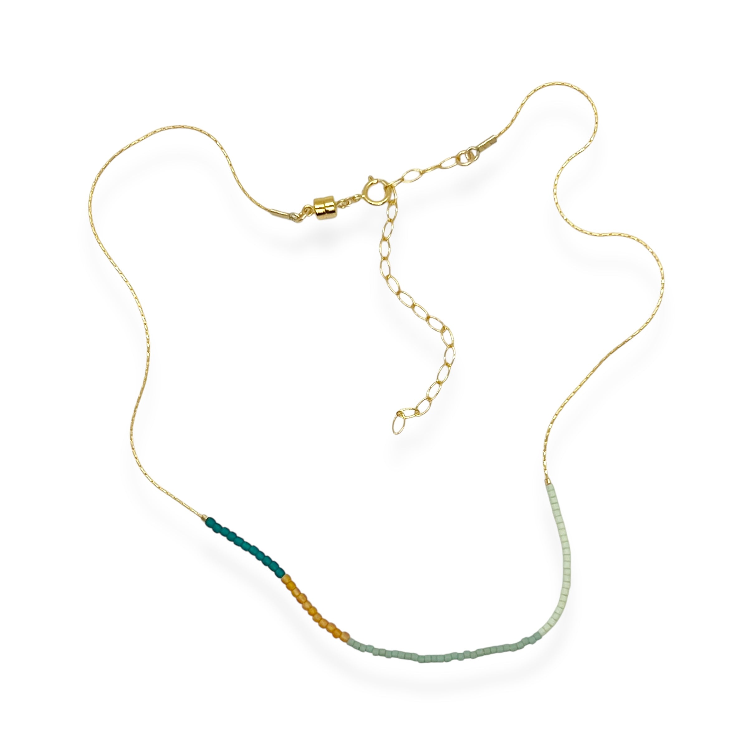 The Magnetic Clasp is an adaptive add-on that makes wearing your jewelry quicker and more accessible. Designed for ease and comfort, it uses a strong magnetic connection to hold your necklace or bracelet securely in place—while still allowing for effortless one-handed fastening and removal. This is a great option for those with limited dexterity, arthritis, or anyone who prefers a hassle-free way to put on and take off their jewelry.