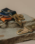 Alfa Clip Fob | Leather and Brass Bottle Opener Keychain