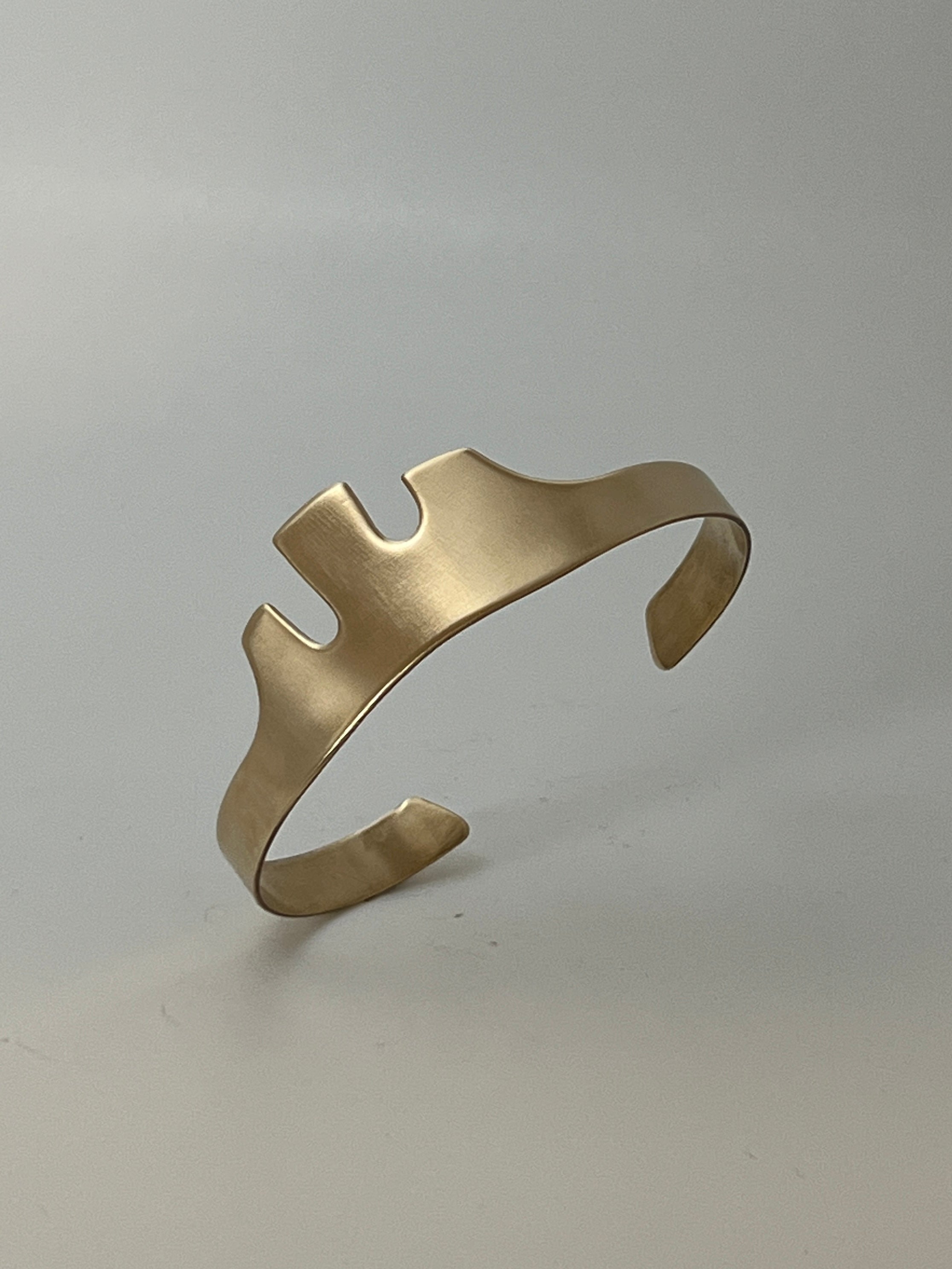 Año Cuff Bracelet | Silver, Copper & Brass