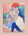 Bold and expressive, this André Derain portrait print adds vintage Fauvist charm to your space. A colorful, timeless piece for any art lover’s wall.