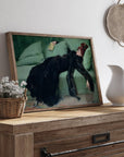 Despite the original artwork by Ramon Casas being over 100 years old, we can relate to her. Featuring stunning complementary colors of red and green, this print is striking along with being relatable. Let this piece capture your tiredness and become a talking point in your home. (No, seriously, we know you're exhausted.)
