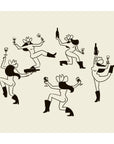 Capture the spirited charm of the West with this playful art print featuring cowgirls dancing in a lively circle. Rendered in a sketchy, hand-drawn style with a cool vintage flair, it reimagines the iconic Matisse "The Dance" in a uniquely western way. Perfect for adding a fun and eclectic touch to any room, this unframed art print brings movement and character to your wall with a fresh artistic twist.