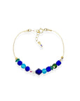 The Beaded Crystal Bracelet is a vibrant celebration of connection and joy, designed to brighten your day and remind you of the bonds that matter most. Crafted with 14k gold-filled components and vibrant, high-quality crystals, it adds a cheerful pop of color to your wrist. The unique adjustable design lets you either let the beads move freely along the bracelet or cinch them together for a perfectly centered look.