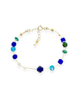 The Beaded Crystal Bracelet is a vibrant celebration of connection and joy, designed to brighten your day and remind you of the bonds that matter most. Crafted with 14k gold-filled components and vibrant, high-quality crystals, it adds a cheerful pop of color to your wrist. The unique adjustable design lets you either let the beads move freely along the bracelet or cinch them together for a perfectly centered look.