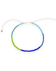 Soft, colorful, and effortlessly cool, the Beaded Silk Bracelet is made for everyday wear with a touch of sparkle. An adjustable silk cord is paired with glass beads and a 14k gold-filled clasp to create a piece that fits like a charm. Stack a few or wear one proudly in your favorite color.
