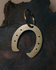 Lucky Horseshoe Bottle Opener Keychain | Brass or Steel