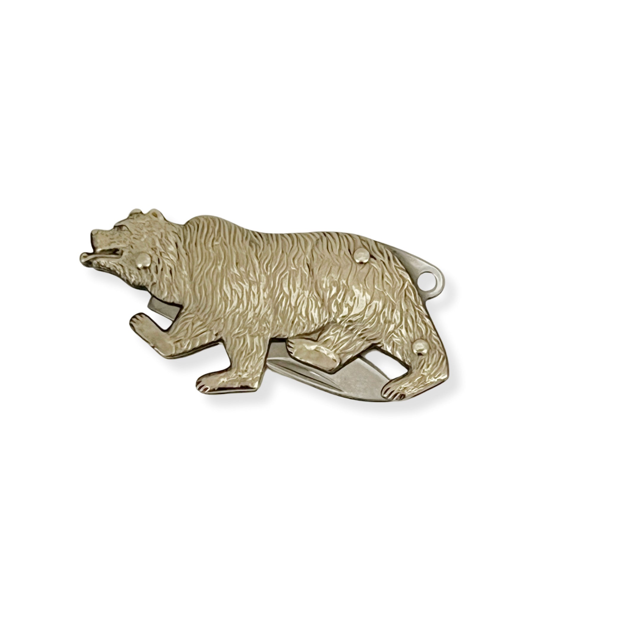 Carry a touch of the wild with Brass Animal Pocket Knives! Stylish, functional, and fun—each features a sturdy metal handle and sharp stainless steel blade.