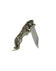 Carry a touch of the wild with Brass Animal Pocket Knives! Stylish, functional, and fun—each features a sturdy metal handle and sharp stainless steel blade.