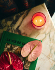 Inspired by Mexico City’s vibrant flower market with soft notes of lily, gardenia, yucca, and pink peppercorn. Hand-painted jar designed to be re-loved and reused.