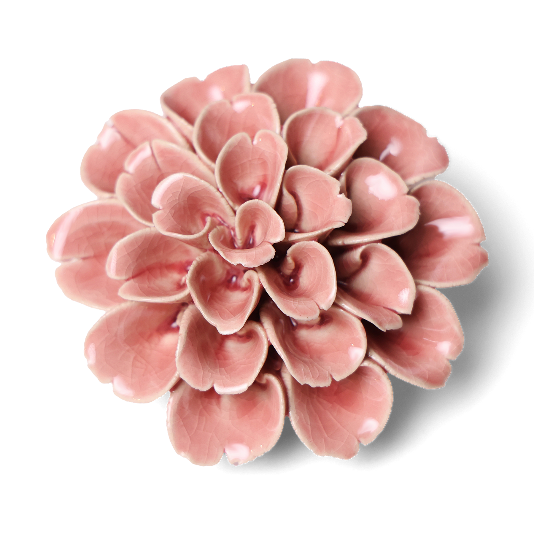 Ceramic Flower Wall Art | Champagne Pink Hydrangea – Son of a Sailor