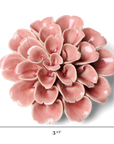 Bring everlasting blooms into your space with ceramic flowers—beautiful, handmade pieces that add a touch of nature-inspired charm without the upkeep. Each flower comes packaged in a lovely gift box and features a keyhole back, so you can display it on a wall or style it on a tabletop. Perfect for creating a blooming statement that never fades.