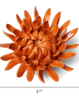 Bring everlasting blooms into your space with ceramic flowers—beautiful, handmade pieces that add a touch of nature-inspired charm without the upkeep. Each flower comes packaged in a lovely gift box and features a keyhole back, so you can display it on a wall or style it on a tabletop. Perfect for creating a blooming statement that never fades.