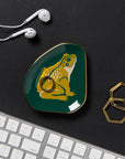 Bright colors and whimsical animal designs make this decorative trinket tray perfect for small storage of keys, coins, jewelry, and keepsakes. Ideal for entryways and countertops.