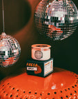 What you hope that hot person across the dance floor smells like - the faint fragrance of wood and leather, a little peppery and warm, maybe even a little sexy. Notes: a blend of teak and cedar with spicy notes of pimento berry and allspice, it gives leather armchair in a ski chalet vibes.