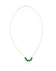 The Crystal Arc Necklace brings a playful twist to a minimal silhouette. Featuring a smooth, curved, colorful crystal arc, it’s designed to rest beautifully along your neckline. This piece adds an effortless pop of color that’s perfect for layering or wearing solo when you want a simple statement.
