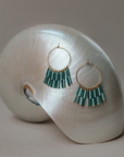 Septima Fringe Hoop | Dusk