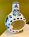 Chiminea | Blue & White Floral Ceramic Incense Holder