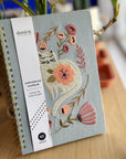 Embroidered Notebook | Catbloom