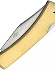 Upgrade your daily carry with a Brass Folding Knife—sleek, durable, and precise. Featuring a brushed brass handle, 440 stainless blade & lanyard hole for easy use.