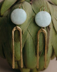 Frances Earrings | Amazonite