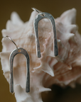 Frida Earrings | Bronze & Sterling Silver