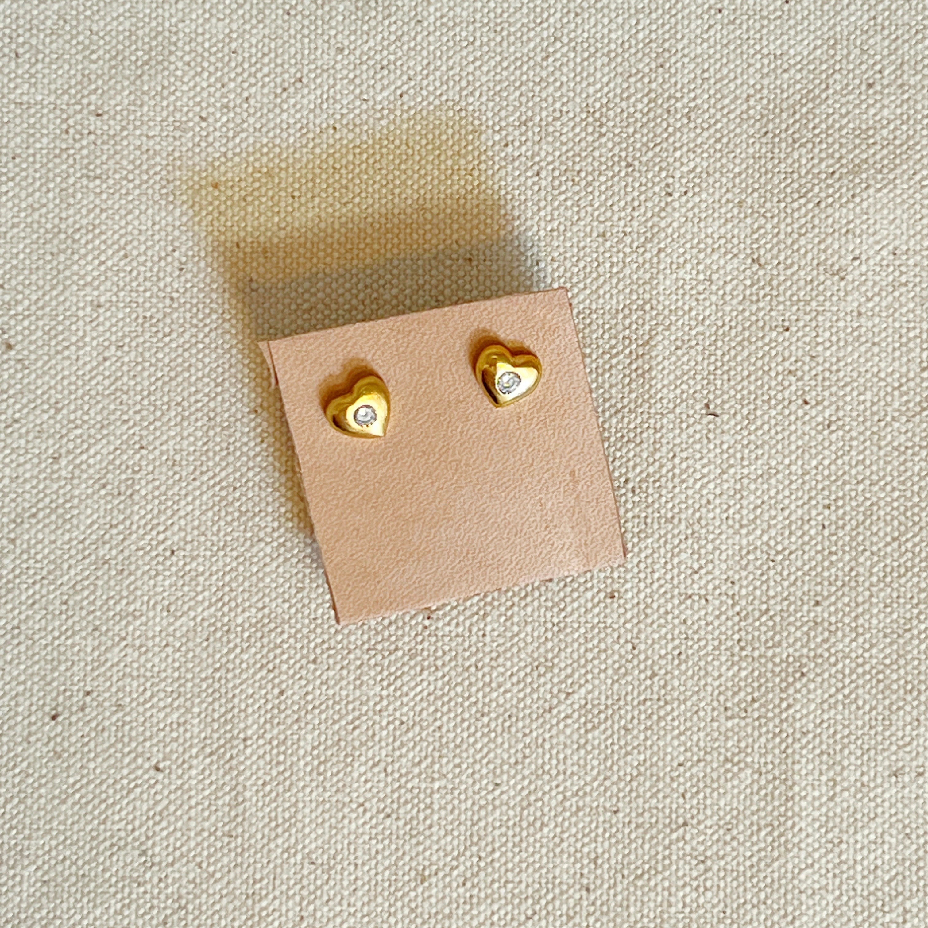 Stud Earrings | Gold &amp; Gemstone Shapes