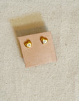 Stud Earrings | Gold & Gemstone Shapes
