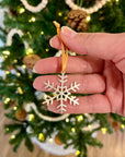 Little Snø | Christmas Ornament - Sterling Silver & Bronze
