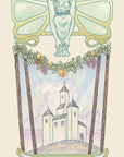 Ethereal Visions Tarot by Matt Hughes. 80 gold foil art nouveau tarot cards, 2 bonus Major Arcana & 140-page guidebook. Collector's tarot deck.