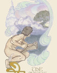 Ethereal Visions Tarot by Matt Hughes. 80 gold foil art nouveau tarot cards, 2 bonus Major Arcana & 140-page guidebook. Collector's tarot deck.