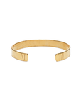 Cibolo Linear Carved Cuff Bracelet | Bronze & Sterling Silver