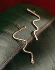 Lucille Earrings | Forged Squiggle Dangles