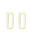 Stud Earrings | Simple Gold Geometric Shapes