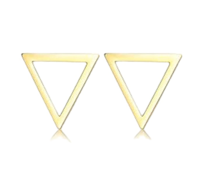 Stud Earrings | Gold Geometric Shapes
