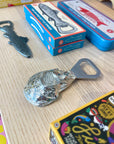 Introducing the Oyster Bottle Opener—a unique and stylish accessory designed for seafood lovers and collectors alike. Crafted in the shape of a clam, this exquisite opener is made from high-quality pewter, adding a touch of elegance to your barware collection. The opener features a durable stainless steel component, ensuring both functionality and charm. Whether you're hosting a seafood feast or adding a nautical touch to your home, this beautifully designed piece combines practicality with artistic flair.