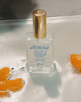 Answer the siren’s call with this Eau de Parfum Mist—a sparkling, layered fragrance inspired by the rhythm of the sea. Sparkling mandarin and ocean breeze meet creamy jasmine and soft vanilla waves, anchored by earthy patchouli and warm amber. This perfume mist is derived from essential oils and blended with organic sugarcane alcohol for a clean, lasting scent.
Top Notes: Sparkling mandarin, soft lavender, ocean breeze
Middle Notes: Jasmine cream, pepper
Base Notes: Patchouli, vanilla, amber