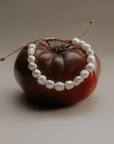 Perla Men's Bracelet | Freshwater Pearls on Leather