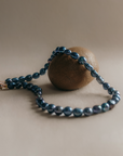 Perla Men's Necklace | Leather and Brass