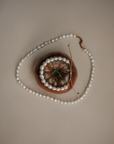 Perla Men's Necklace | Leather and Brass