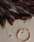 Perla Tiny Hoop | Freshwater Pearl on 14K Gold-Filled Wire