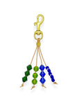 Part accessory, part keepsake, this leather tassel charm adds a meaningful pop of color and texture to your everyday carry. With hand-cut crystals and solid brass hardware, it’s designed to clip easily onto your bag or keys for a bit of beauty and sparkle on the go.