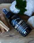 Earthy and grounding with notes of sandalwood and moss, this vegan room + linen spray adds calm to any space. Phthalate-free and cruelty-free.