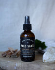 Earthy and grounding with notes of sandalwood and moss, this vegan room + linen spray adds calm to any space. Phthalate-free and cruelty-free.
