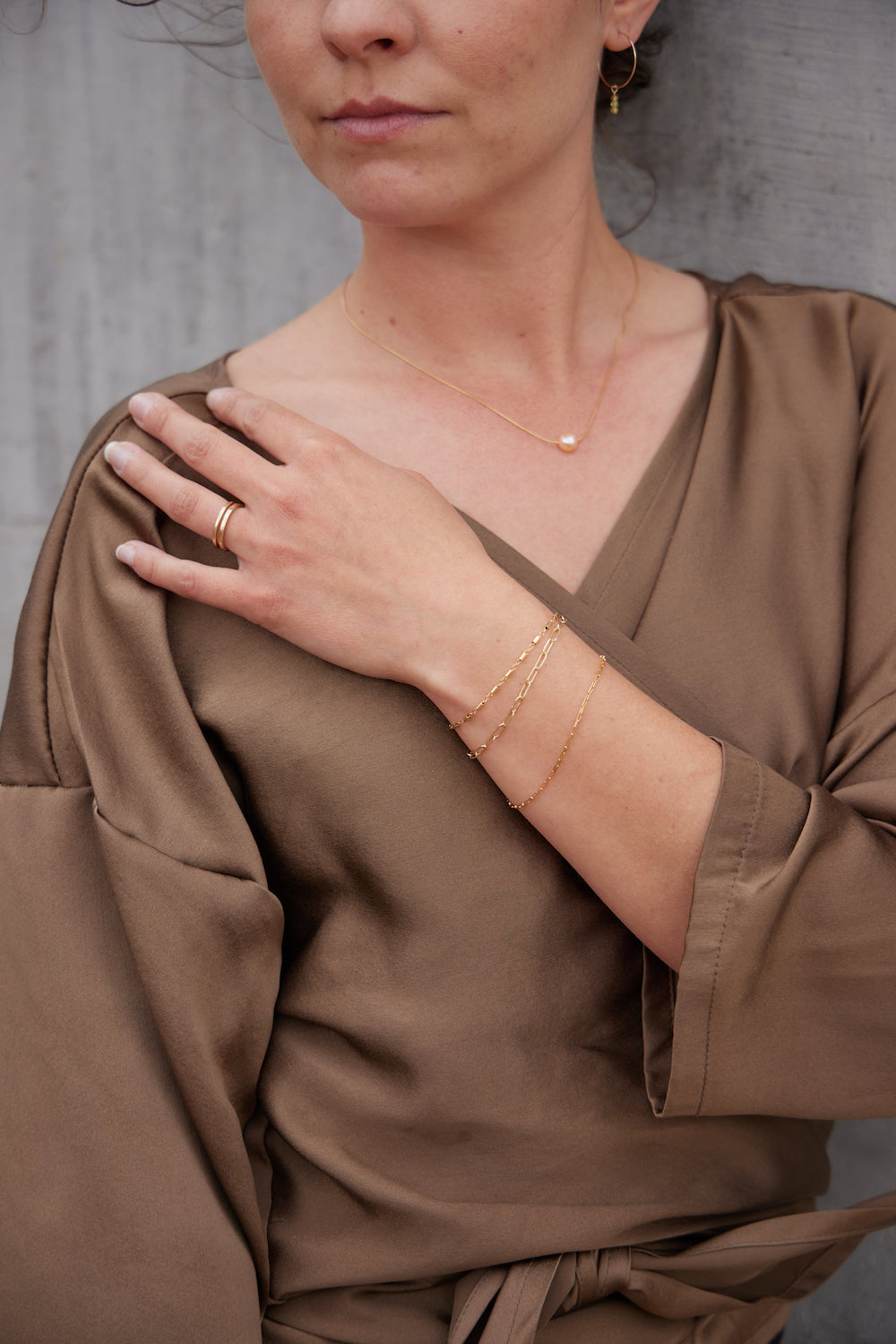 Bev Chain Jewelry Collection | Bracelet, Anklet, Necklace
