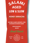 Treat yourself to the bold and flavorful taste of our Honey Sriracha Salami Sausage from Salt & Twine. Small batch charcuterie that some call adult lunchables.