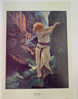 Art Print | Vintage Maxfield Parrish, "The Canyon" Lithograph