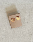 Stud Earrings | Gold & Gemstone Shapes