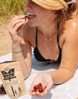 Get hooked on Giddy Up Nuts' Original Spiced almonds—small-batch California almonds packed with bold, all-natural spices for irresistible snacking!